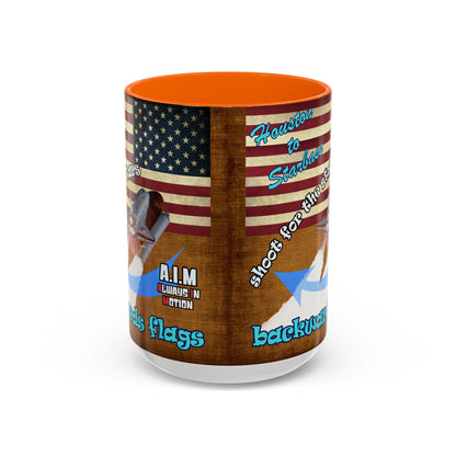 shoot for the stars - Accent Mug (brown papyrus)