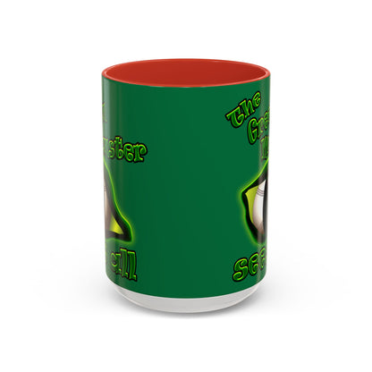 green monster - Accent Mug (dark green)
