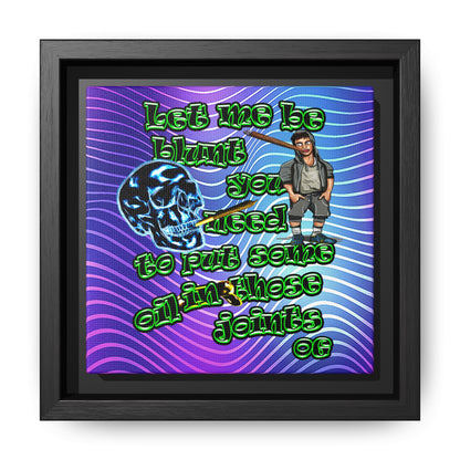og - framed canvas art (purple wave)