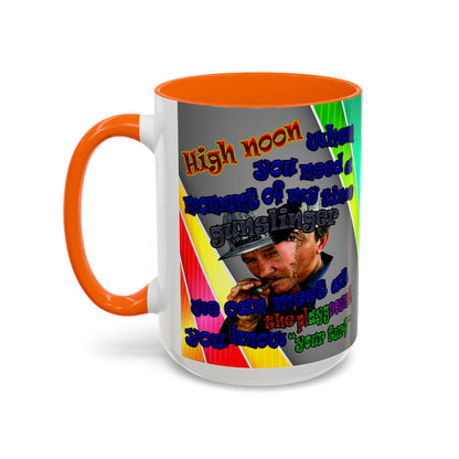 high noon - Accent Mug (rainbow split)