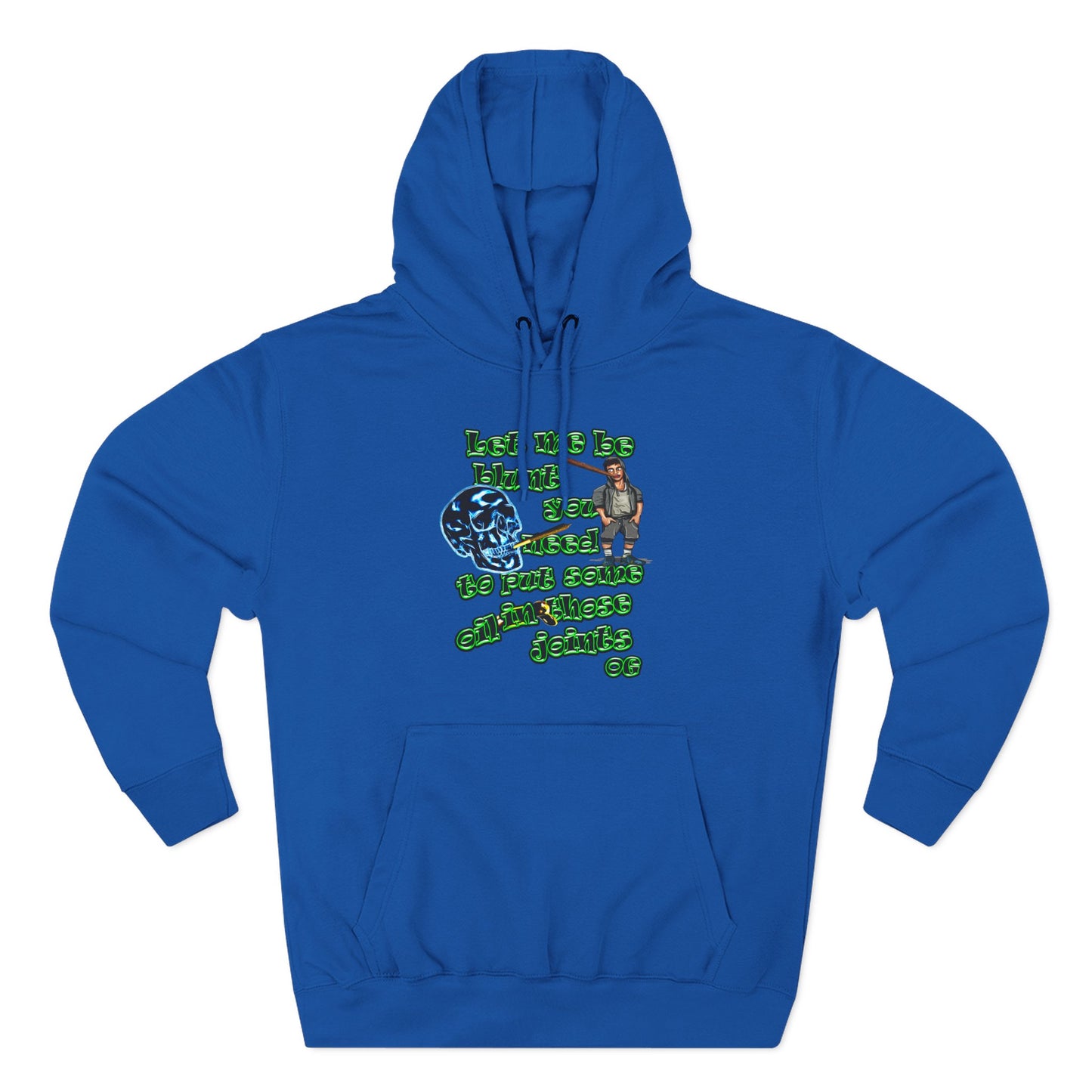 og - Three-Panel Fleece Hoodie