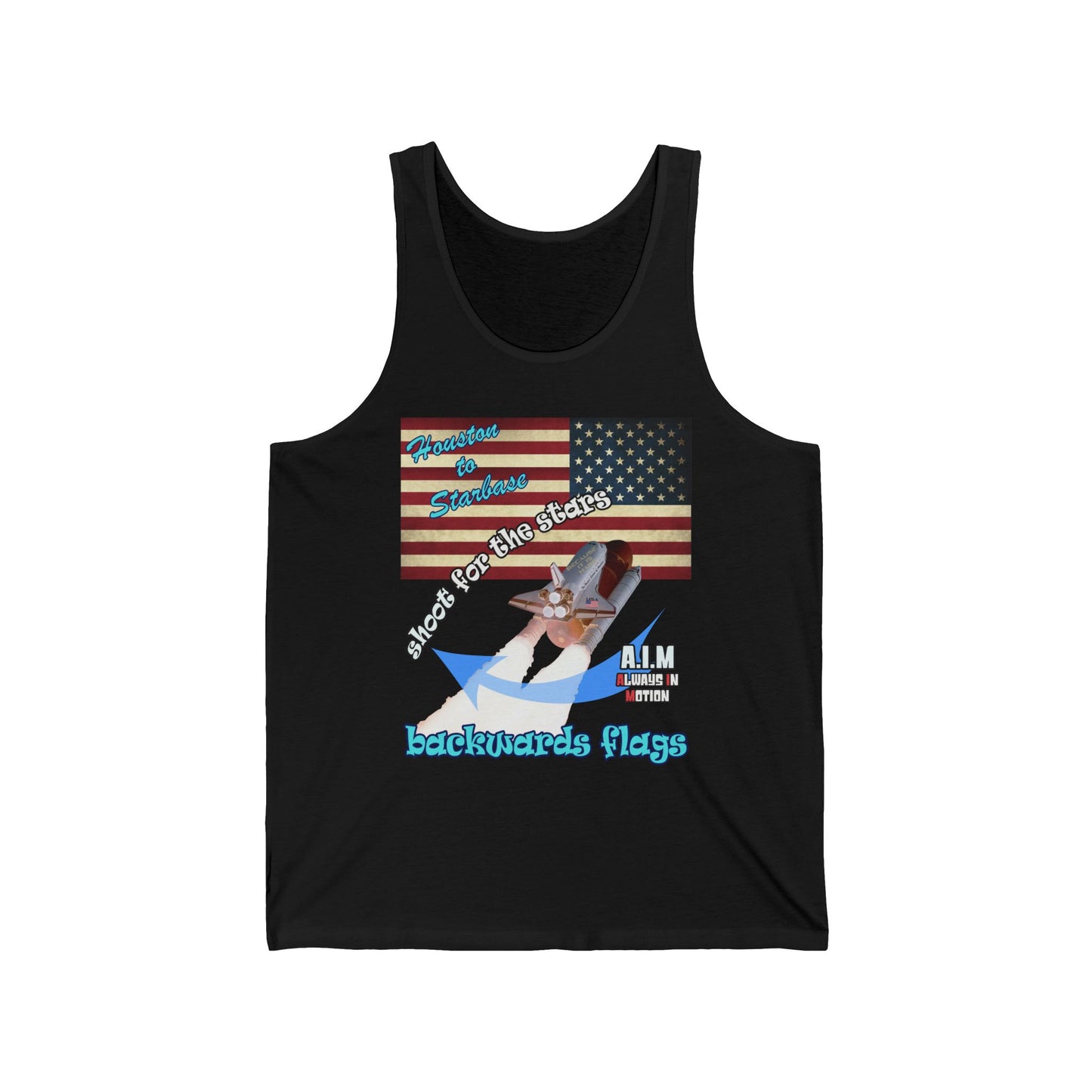 shoot for the stars - Unisex Jersey Tank