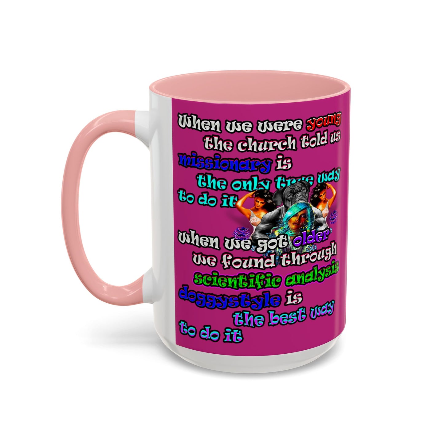 doggystyle - Accent Mug (pink)