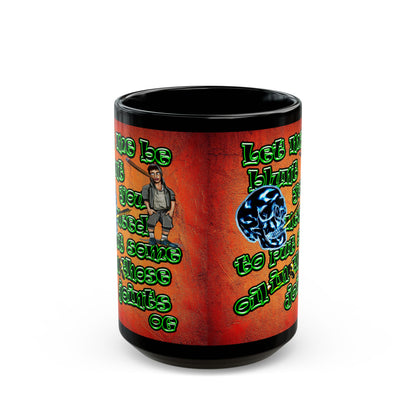 og - Black Mug (burnt orange)