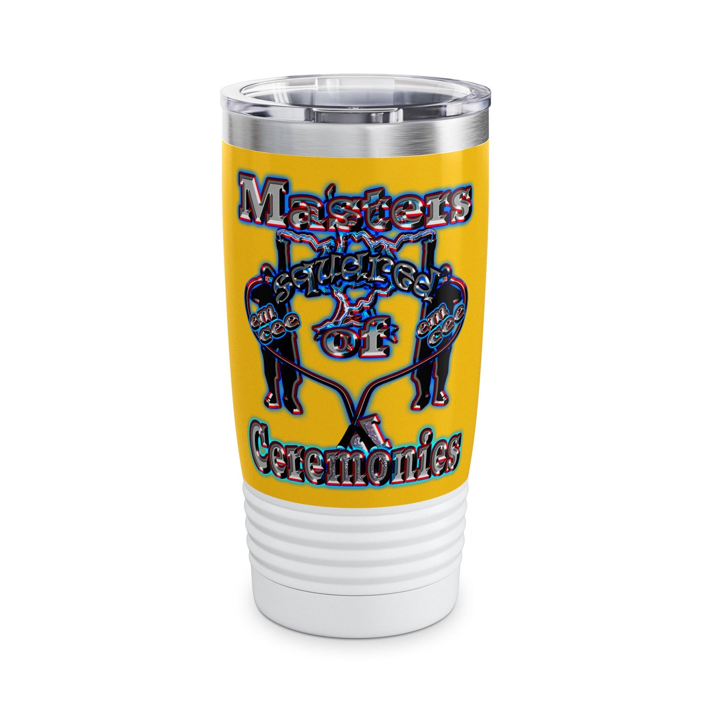 em cee squared - Ringneck Tumbler, 20oz (yellow)