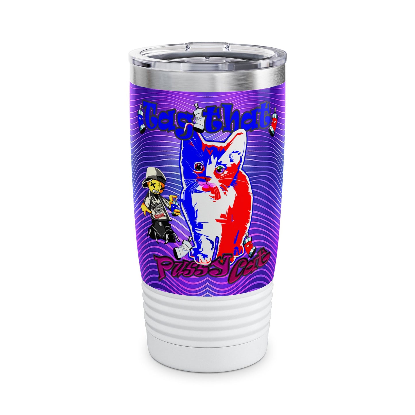 tag that - Ringneck Tumbler, 20oz (purple wave)