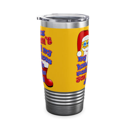 santa's shoes - Ringneck Tumbler, 20oz (yellow)