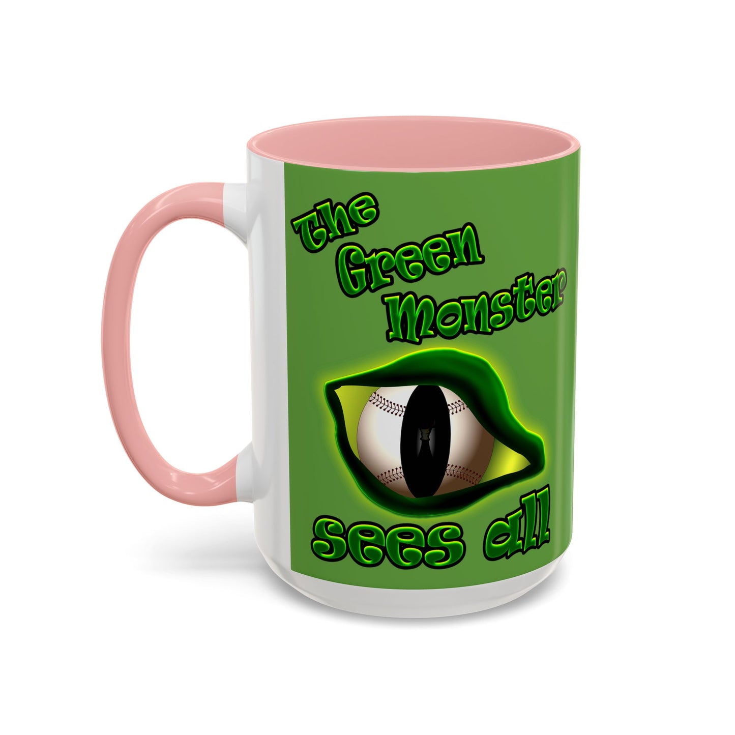 green monster - Accent Mug (green)