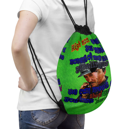 high noon - Drawstring Bag (green turf)