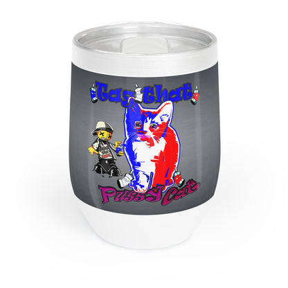 tag that - Chill Wine Tumbler (grey-light grey)