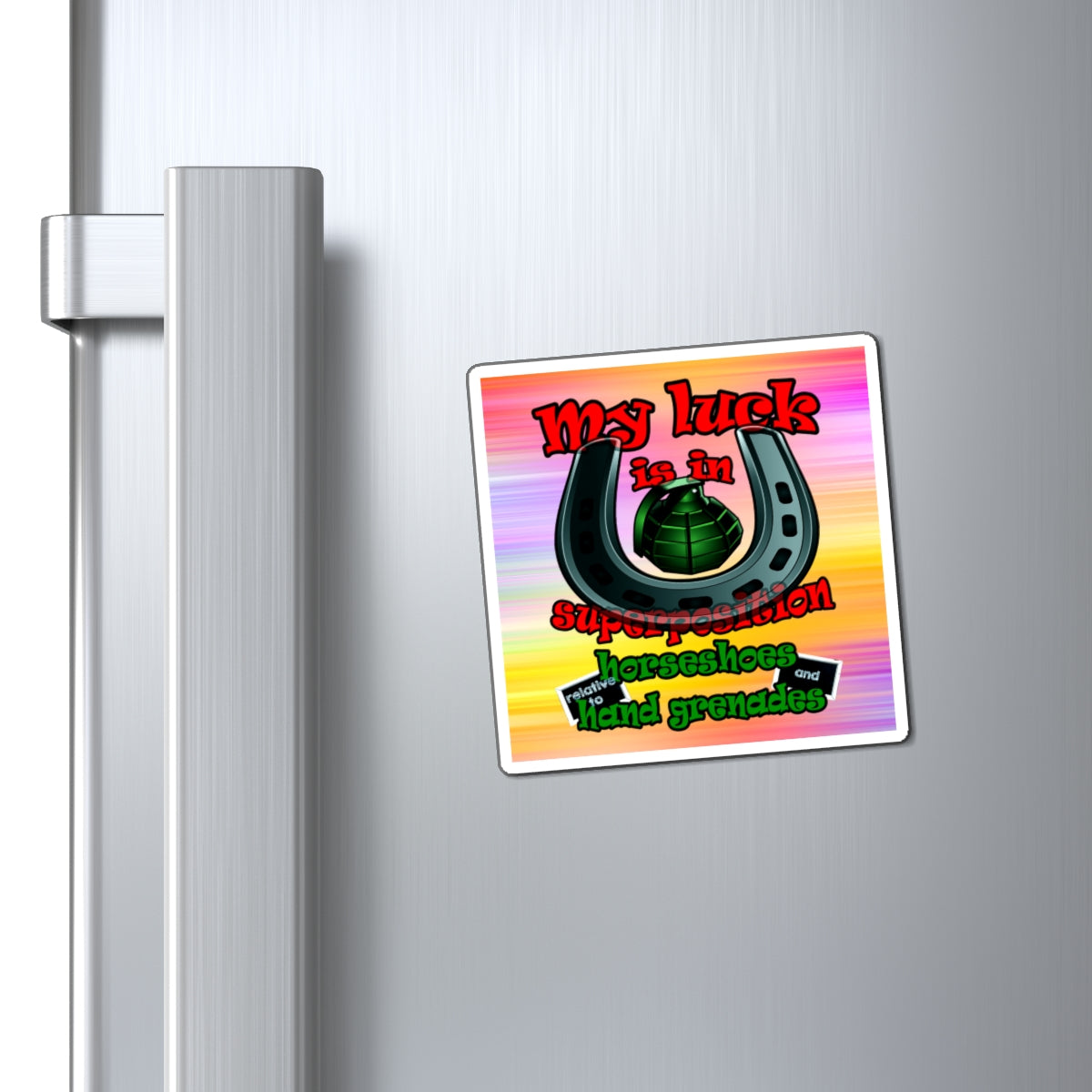 my luck - Magnets - (color blur)