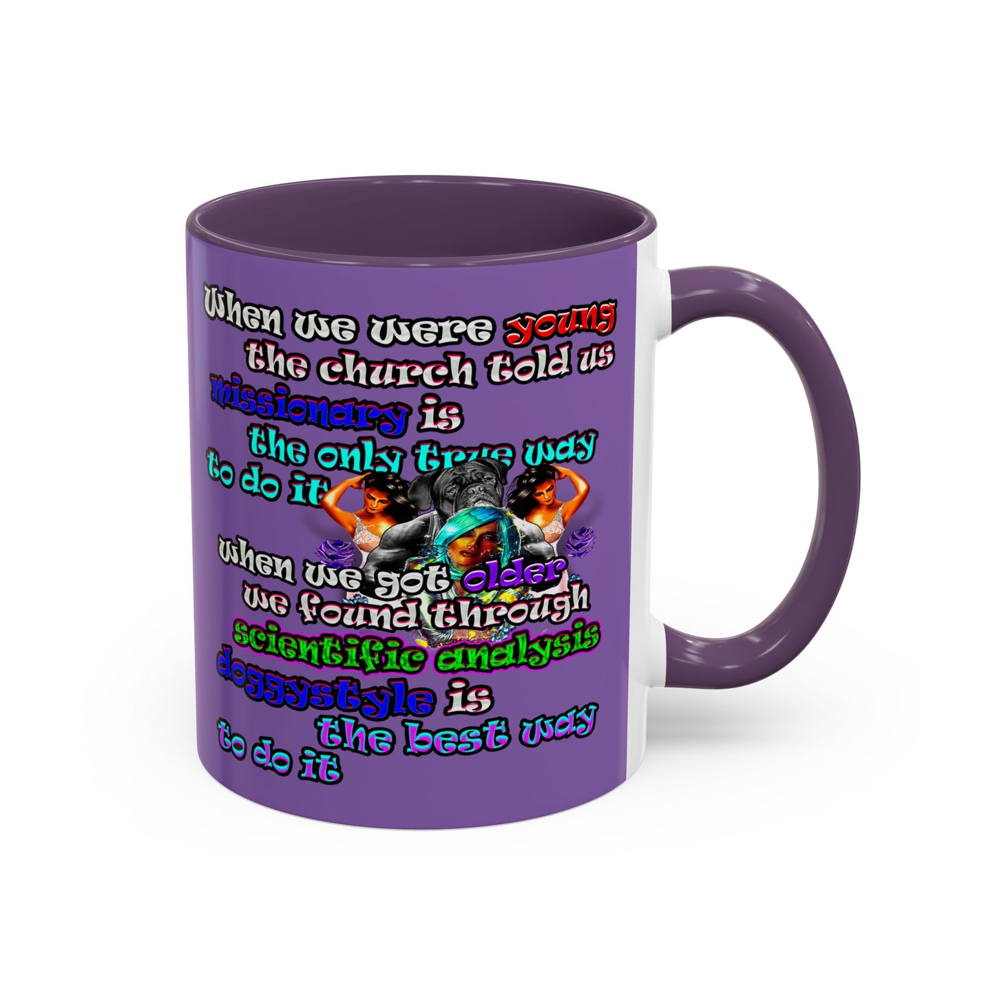 doggystyle - Accent Mug (light purple)