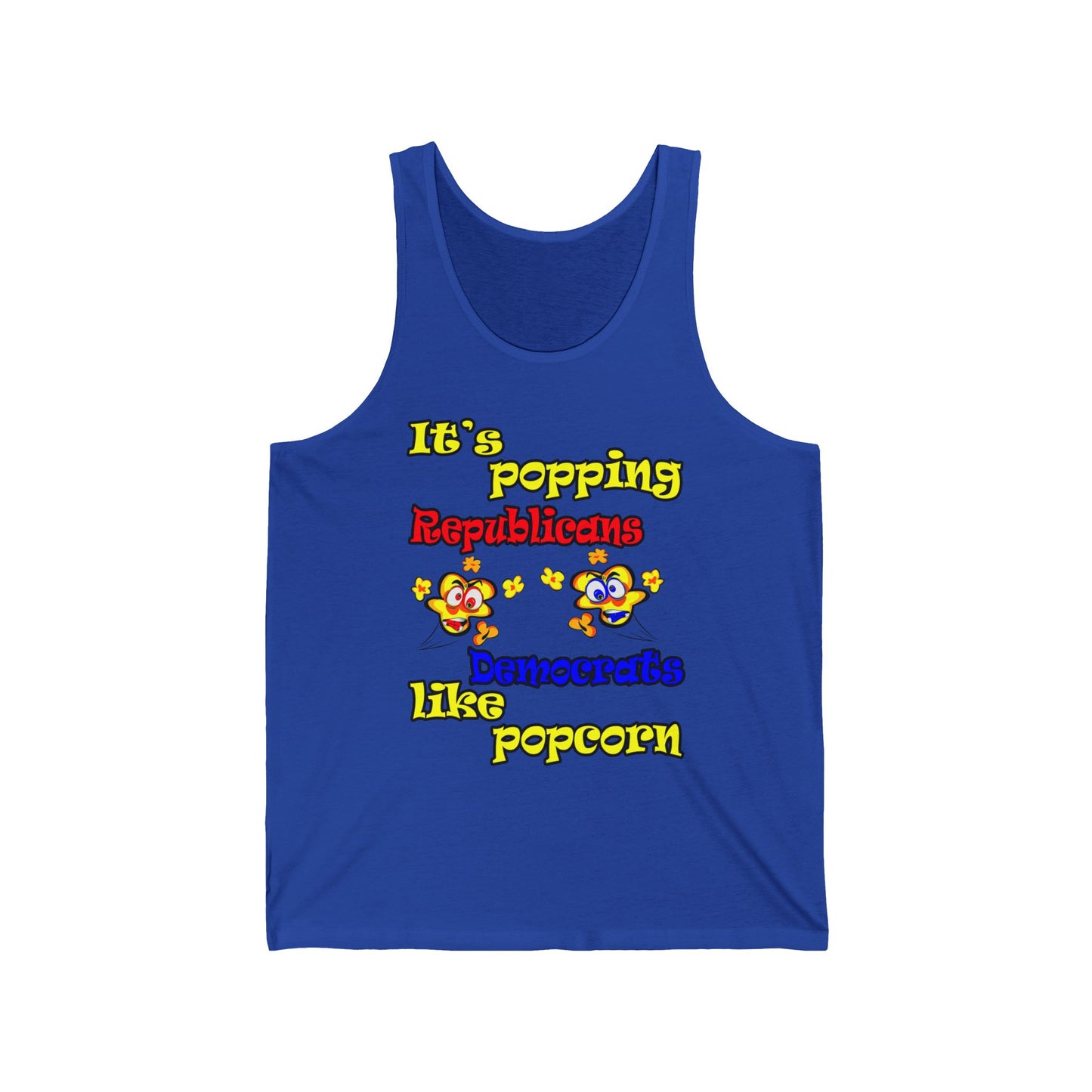 popping like popcorn - Unisex Jersey Tank