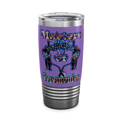 em cee squared - Ringneck Tumbler, 20oz (light purple)
