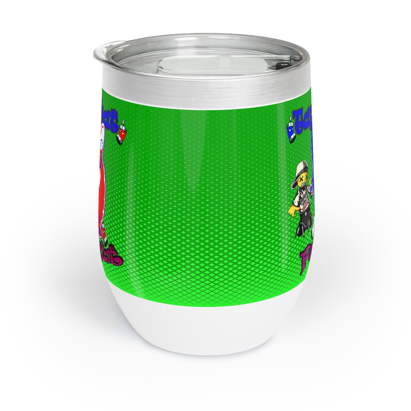 tag that - Chill Wine Tumbler (logo green)