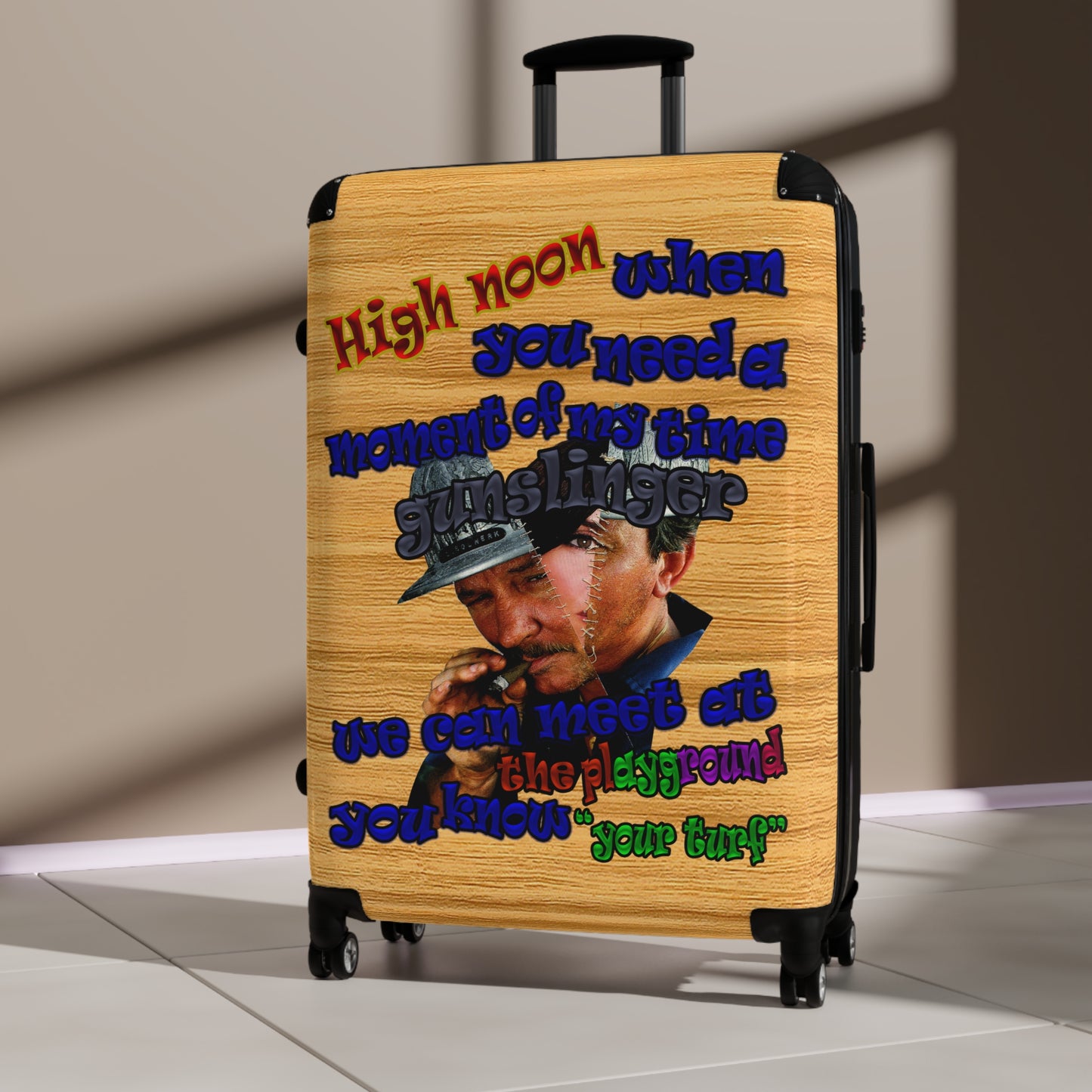 high noon - Suitcase (butterscotch wood finish)