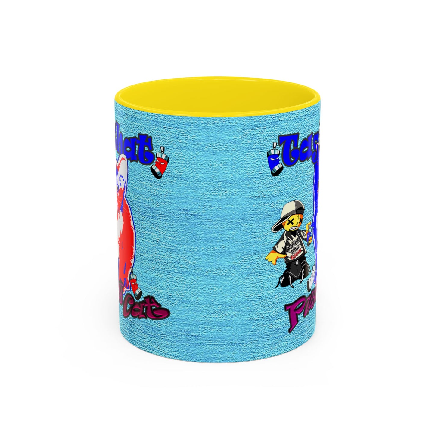 tag that - Accent Mug (faded blue)