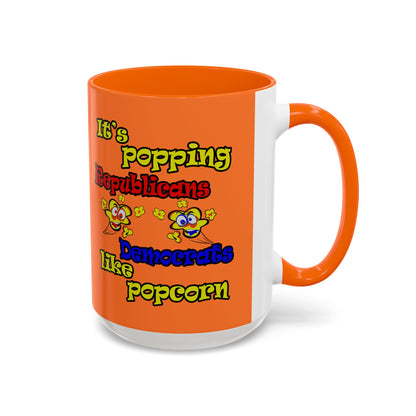 popping like popcorn - Accent Mug (crusta)