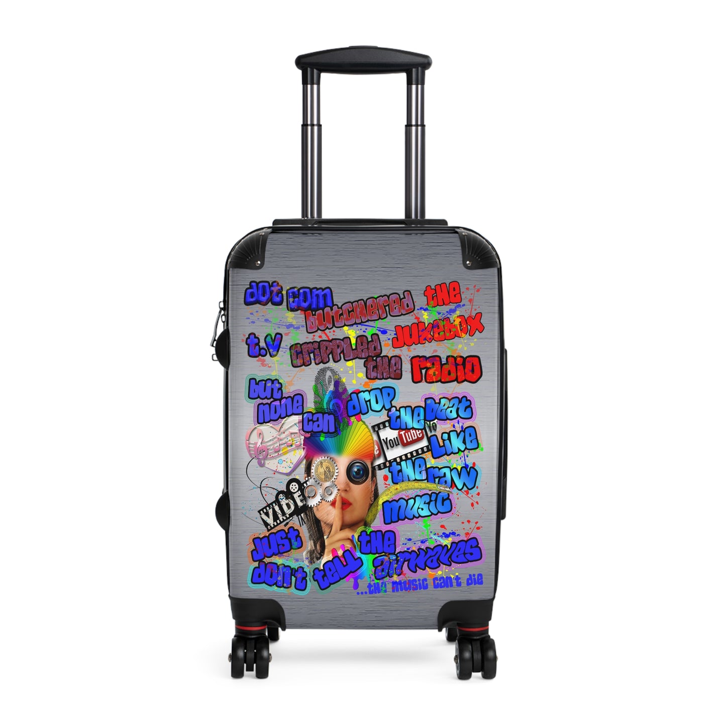 drop the beat - Suitcase (brushed nickel)