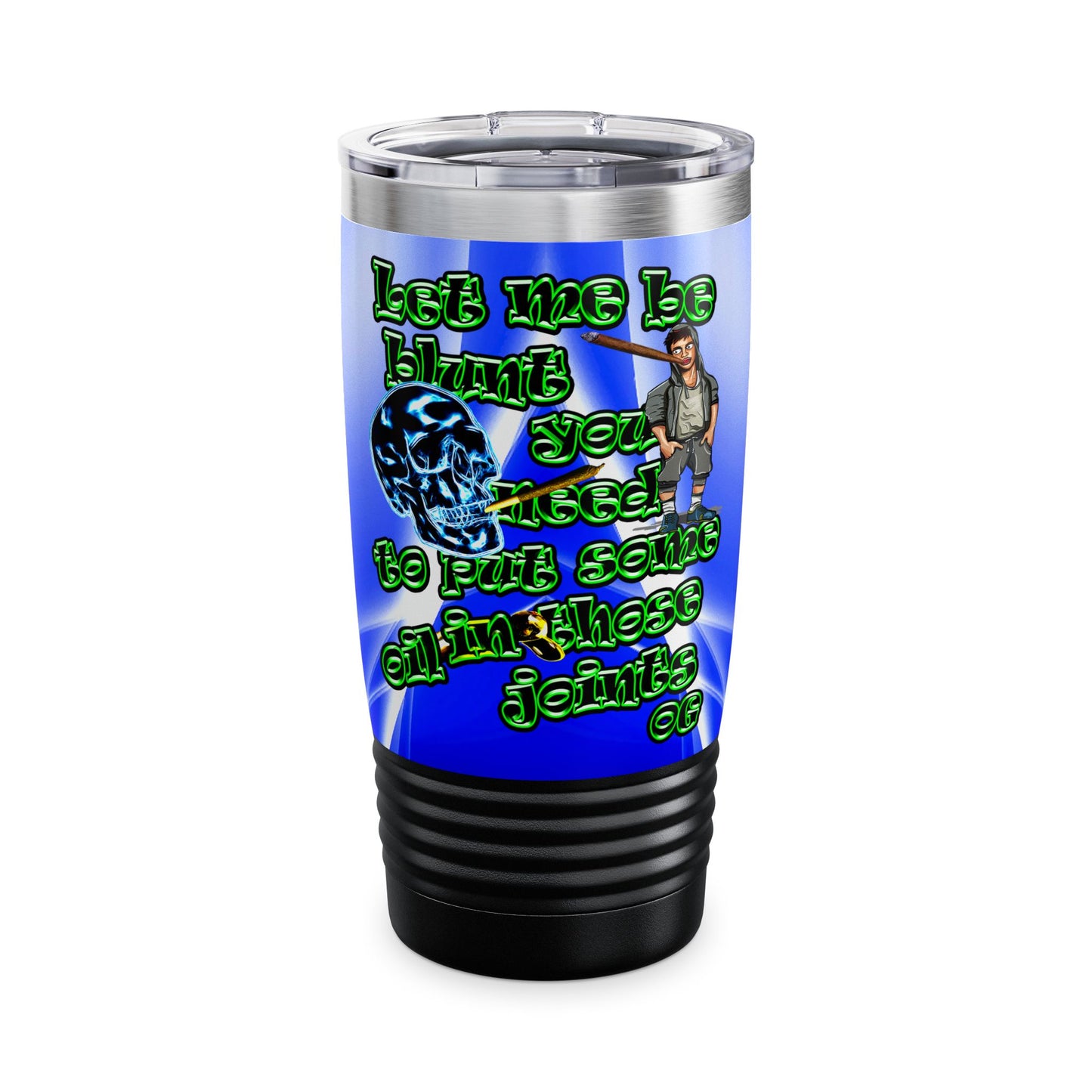 og - Ringneck Tumbler, 20oz (blue-white wave)