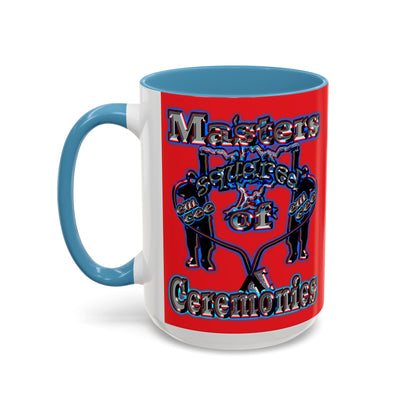 em cee squared - Accent Mug (red)