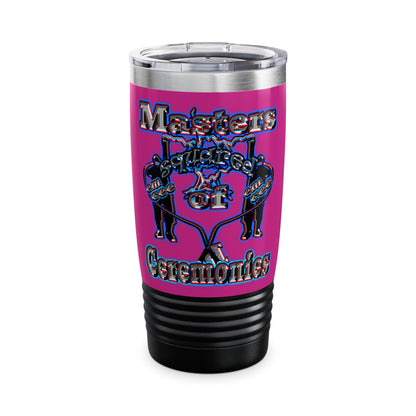 em cee squared - Ringneck Tumbler, 20oz (pink)