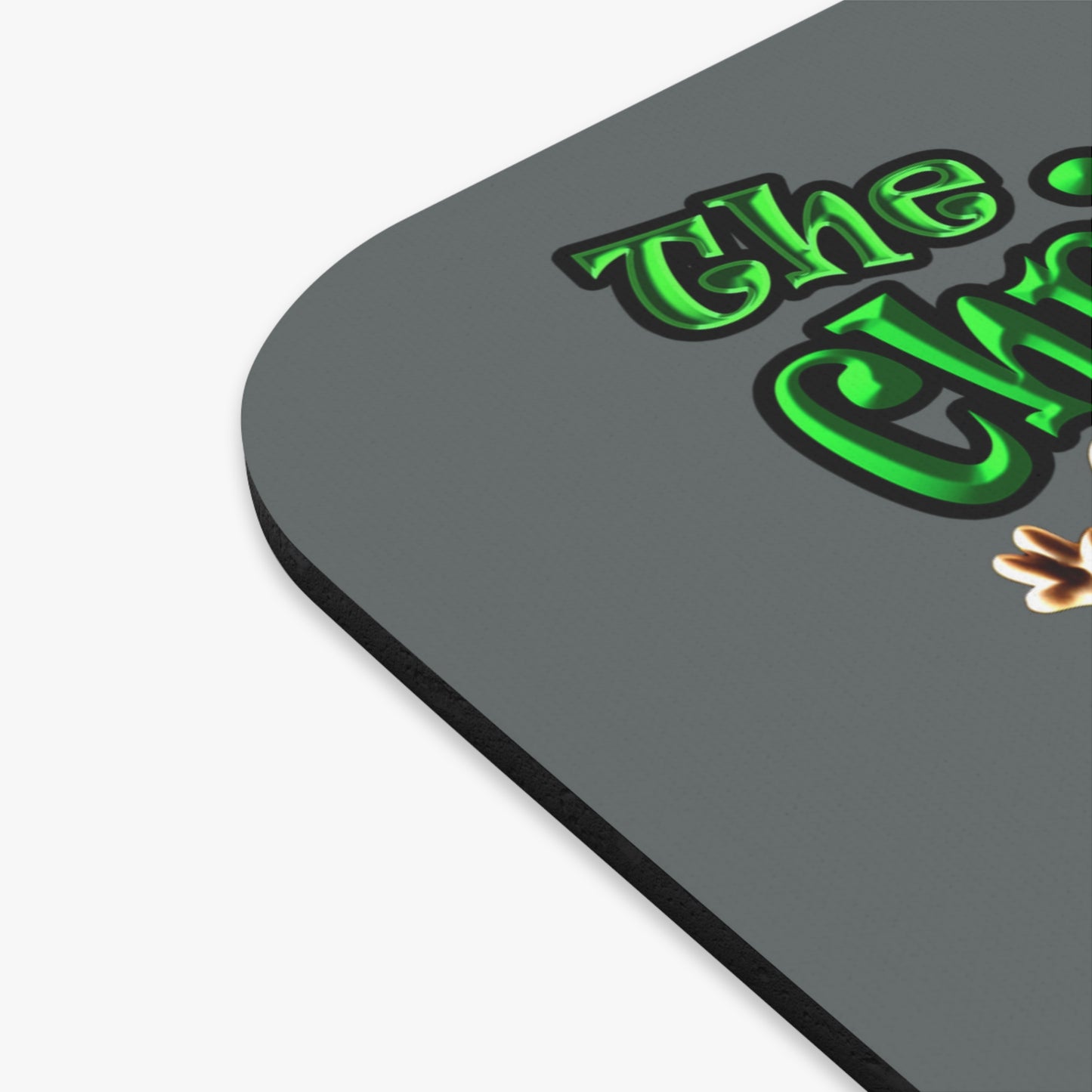 christmas spirits of boston - Mouse Pad (Rectangle) (dark grey)