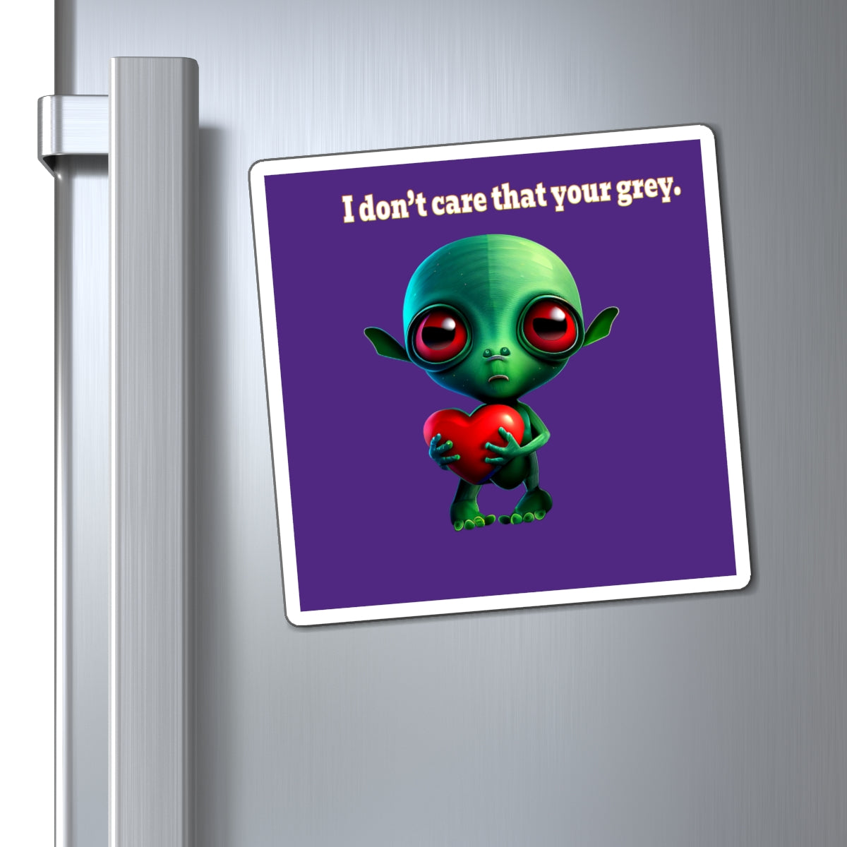 I don't care that your grey - Magnets - (purple)