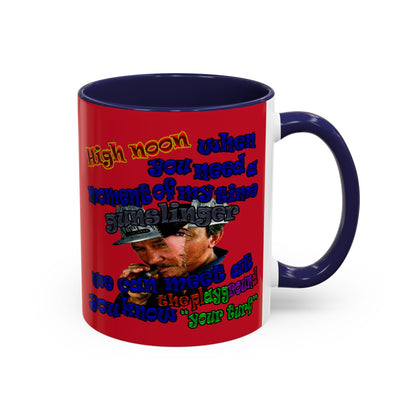 high noon - Accent Mug (dark red)