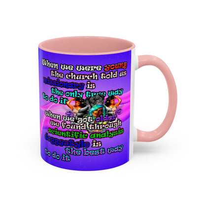 doggystyle - Accent Mug (purple-pink wave)