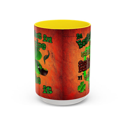 celtics logo - Accent Mug (burnt orange)