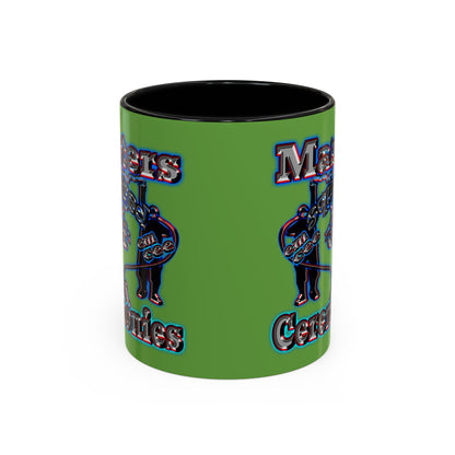 em cee squared - Accent Mug (green)