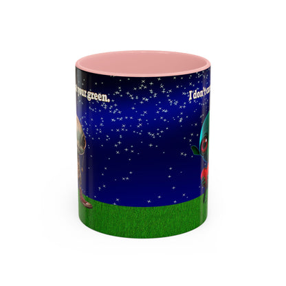 I don't care that your grey - Accent Mug ('snoops' background)