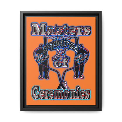 em cee squared - framed canvas art (crusta)