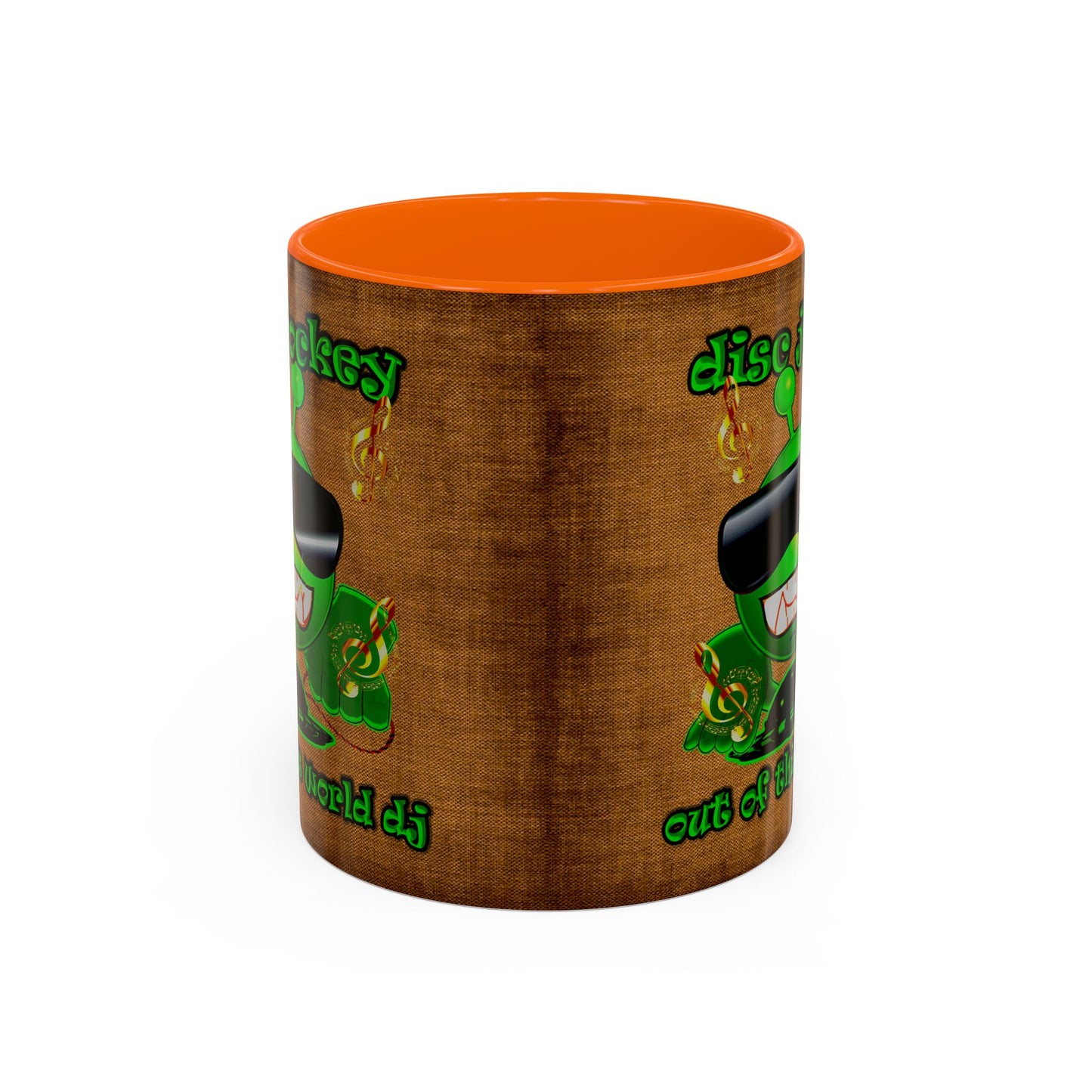 disc jockey - Accent Mug (brown papyrus)