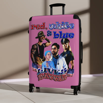 rw&b lives matter - Suitcase (light pink)