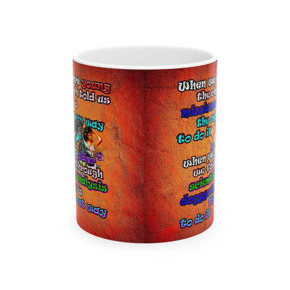 doggystyle - White Mug (burnt orange)