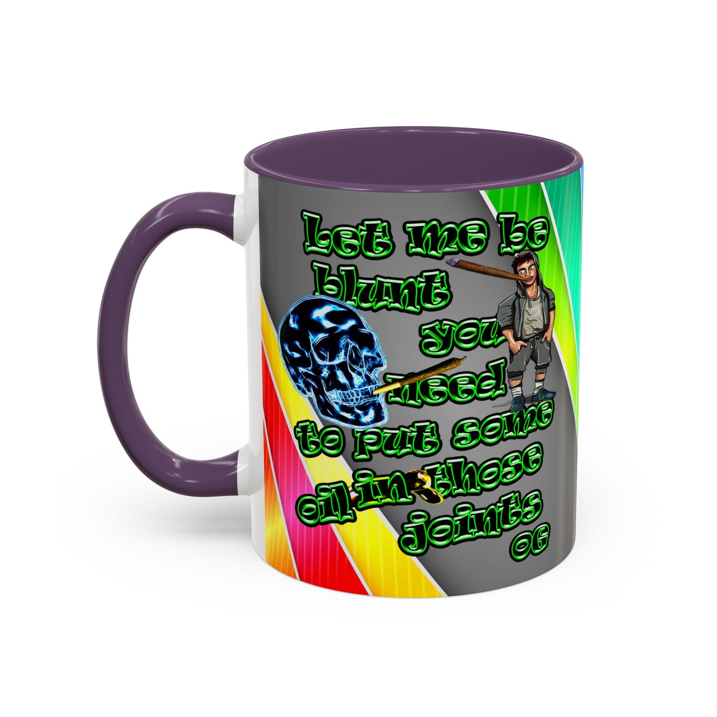 og - Accent Mug (rainbow split)