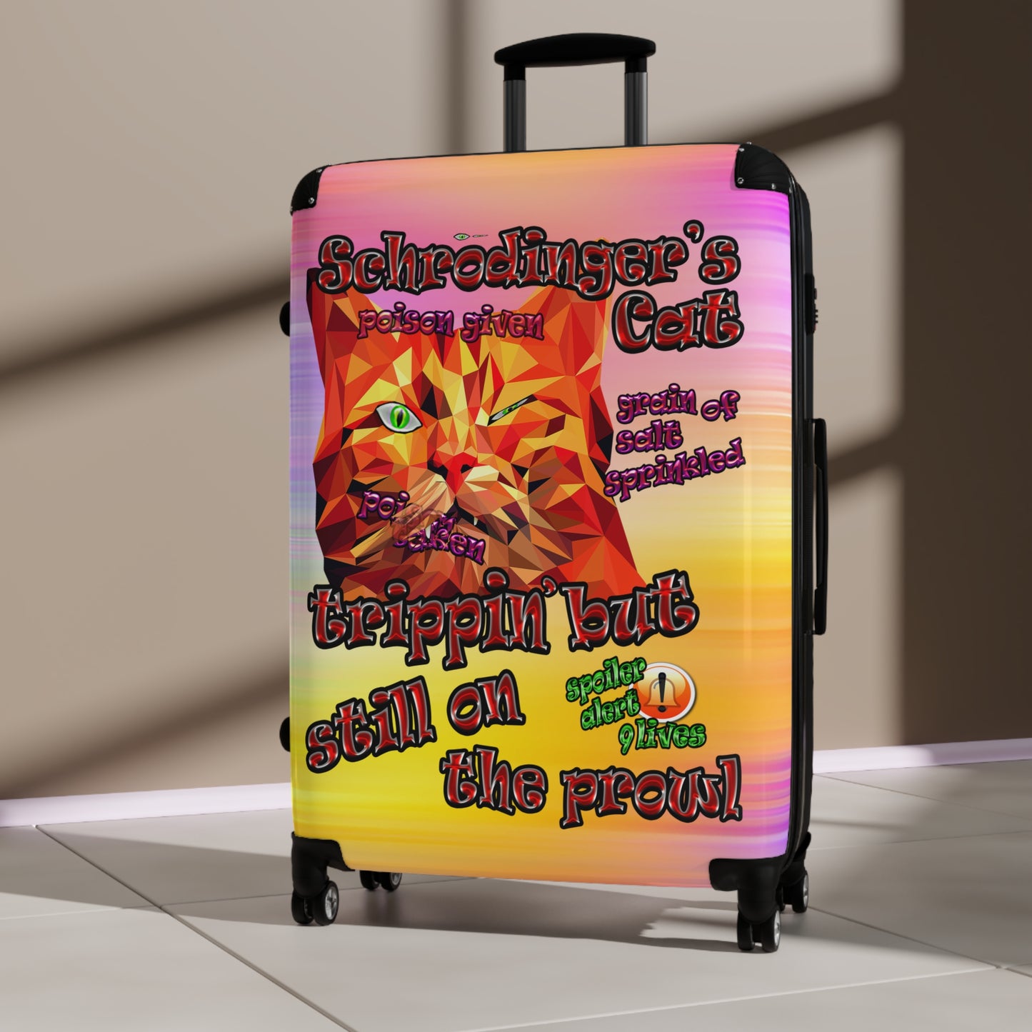 schrodinger's cat - Suitcase (color blur)