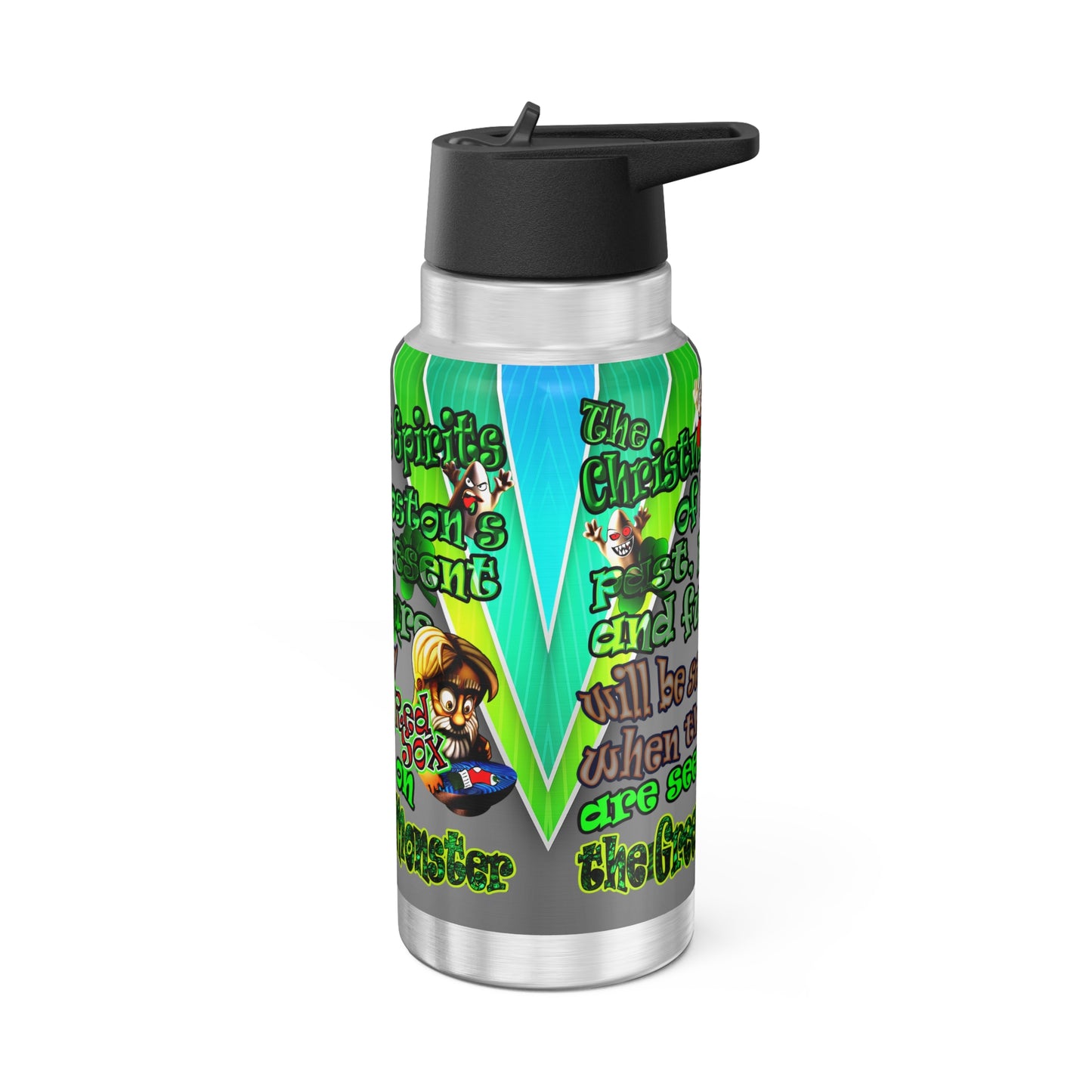 christmas spirits of boston - Gator Tumbler, 32oz  (rainbow split)
