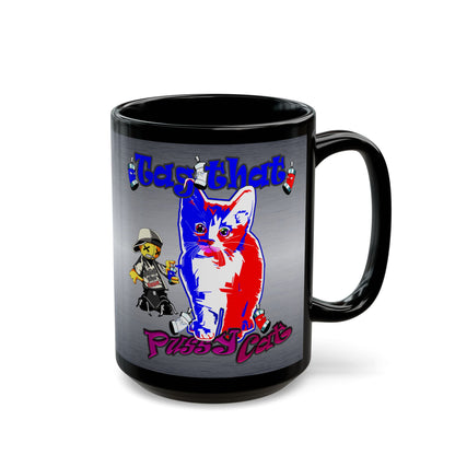 tag that - Black Mug (brushed nickel)