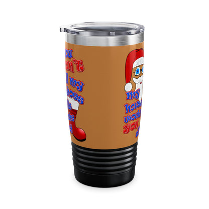 santa's shoes - Ringneck Tumbler, 20oz (light brown)