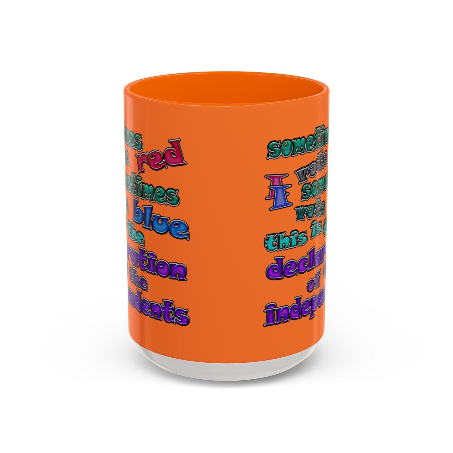 declaration of the independents - Accent Mug (crusta)