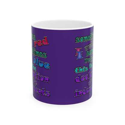 declaration of the independents - White Mug (purple)