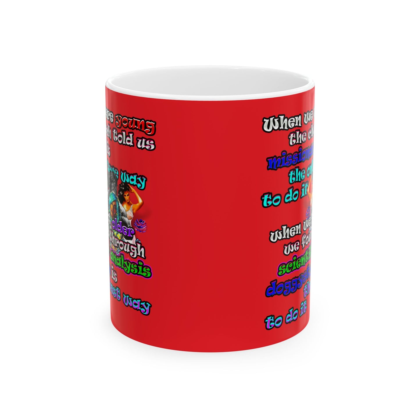 doggystyle - White Mug (red)