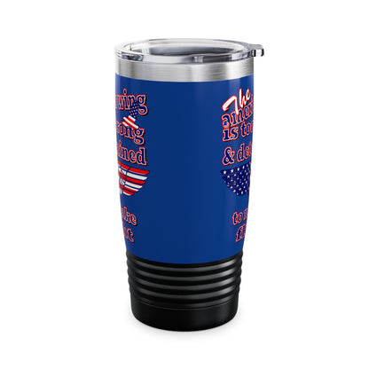 american wing - Ringneck Tumbler, 20oz (dark blue)