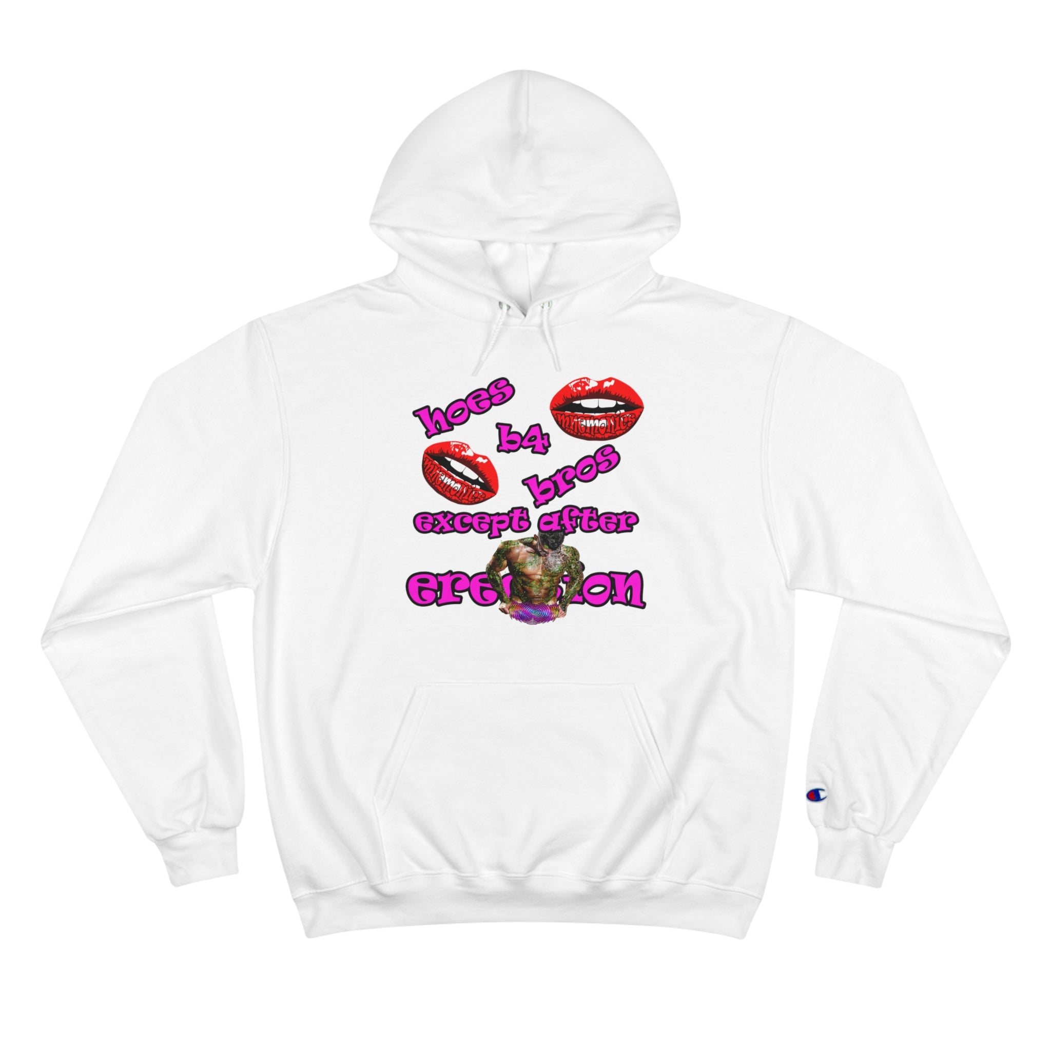 hoes b4 bros - Champion Hoodie