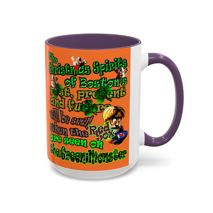 christmas spirits of boston - Accent Mug (crusta)
