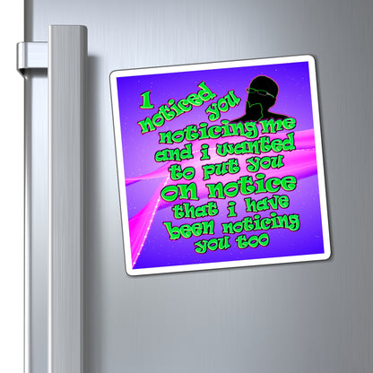 noticed you noticing - Magnets - (purple-pink wave)