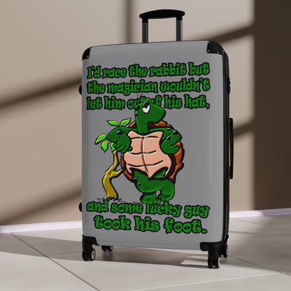 turtle race - Suitcase (grey)